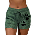 Cat Paw Print Shorts - runwayfashionista.com