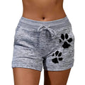 Cat Paw Print Shorts - runwayfashionista.com