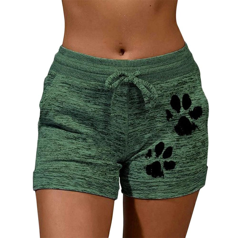 Cat Paw Print Shorts - runwayfashionista.com