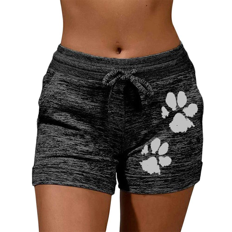 Cat Paw Print Shorts - runwayfashionista.com