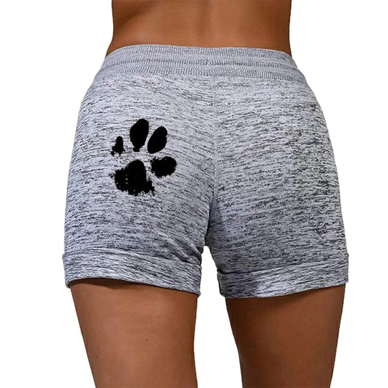 Cat Paw Print Shorts - runwayfashionista.com