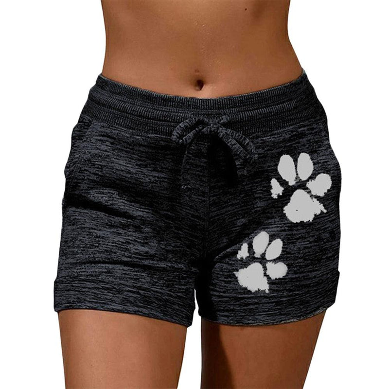 Cat Paw Print Shorts - runwayfashionista.com