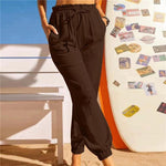 Cotton Lotus Leaf Trousers - runwayfashionista.com