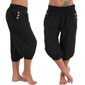 Harem Pants Loose Knee Length - runwayfashionista.com