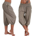 Harem Pants Loose Knee Length - runwayfashionista.com