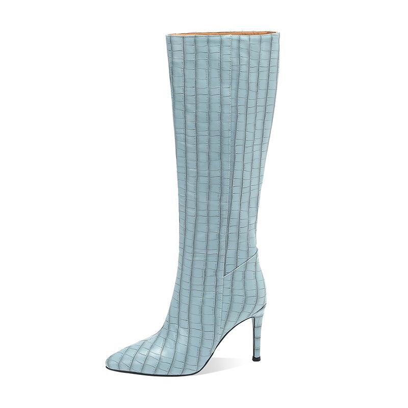 High Heels Pointed Toe Boots - runwayfashionista.com