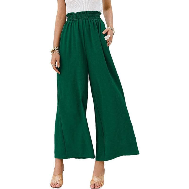 High Waist Loose Wide Leg Pants - runwayfashionista.com