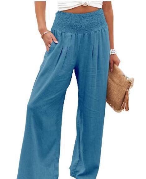 Large Casual Long Pants - runwayfashionista.com