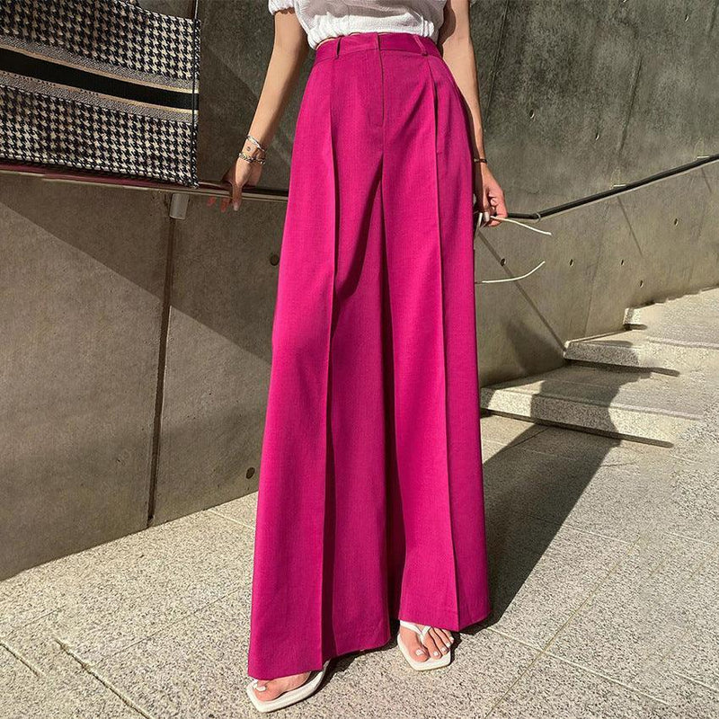 Loose Wide-Leg Pants - runwayfashionista.com