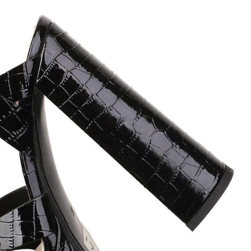 Waterproof Platform Chunky Heel - runwayfashionista.com